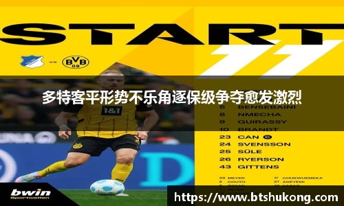 多特客平形势不乐角逐保级争夺愈发激烈